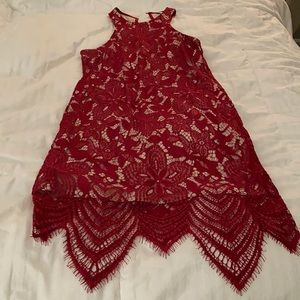 Express Red Party Dress